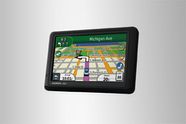 Friluftskart på bil-GPS-en