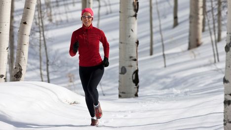 Trening i bikkjekaldt v�r...