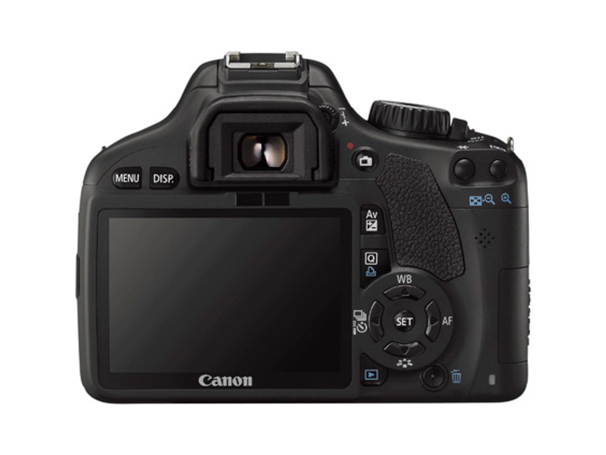 Canon Eos 550D med nytt skjermformat.