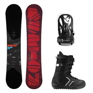 Burton Snowboardpakke Clash, Invader, Cloak
