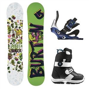 Burton Snowboardpakke Chopper, groom, freestyle jr