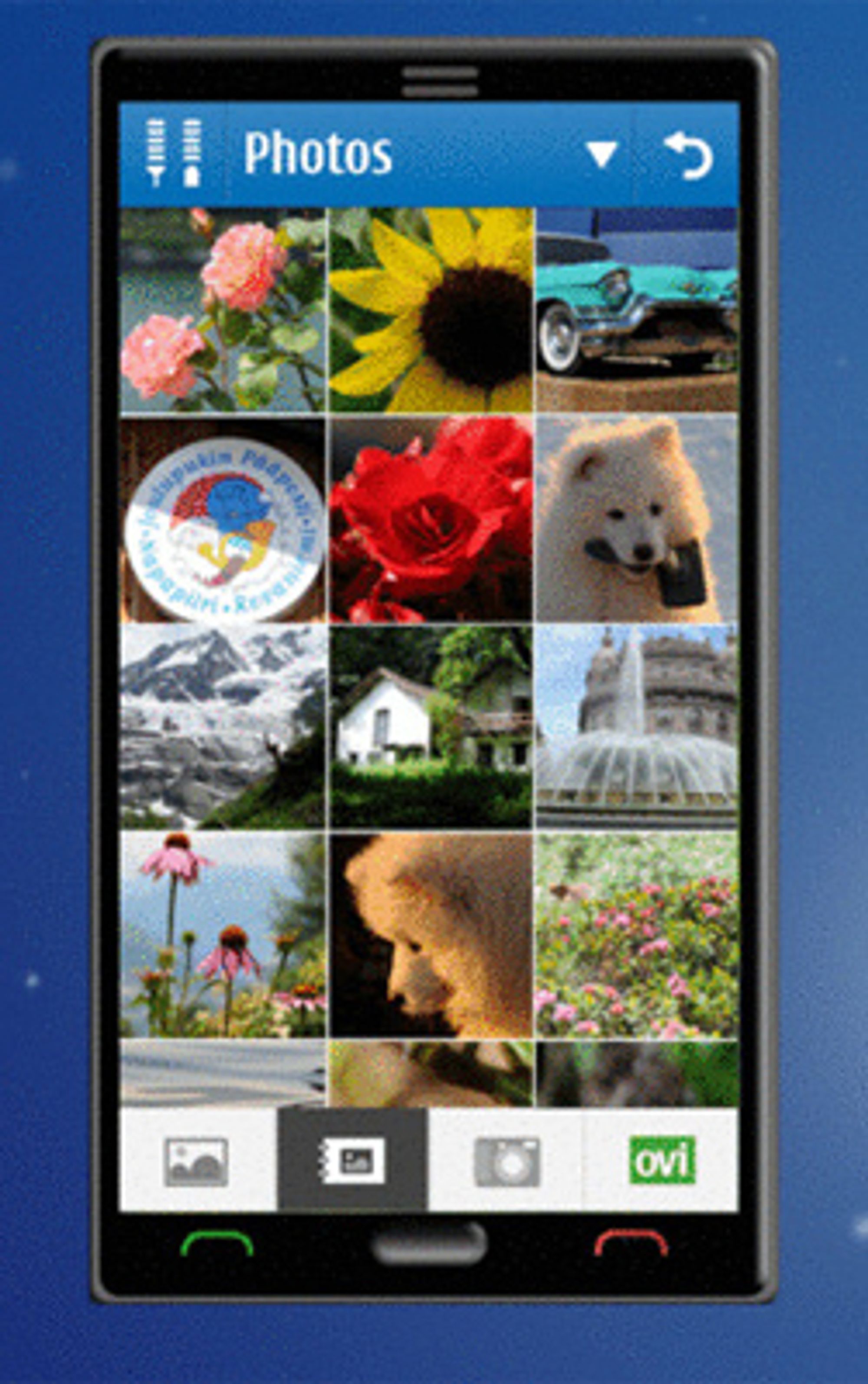 Konseptskjermbilde fra Symbian^3. (Foto: All About Symbian)