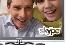 Skype p� TV-en brer om seg