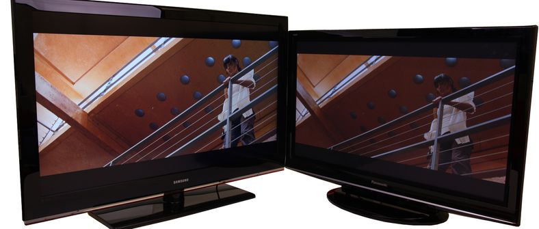 Populære TV-er: Samsung LE46B535 (venstre) og Panasonic P42G10E