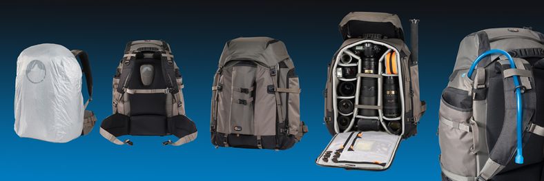 Flere fotoryggsekker fra LowePro