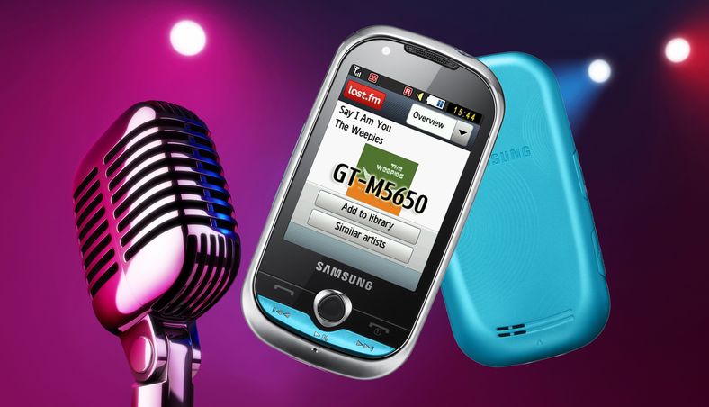 Samsung M5650 er en liten fargeklatt med musikalske gener.