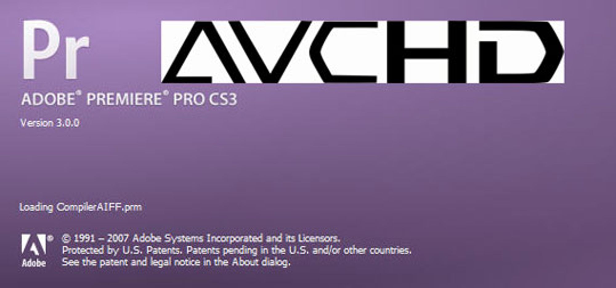 Premiere Pro CS3 nå med støtte for AVCHD.