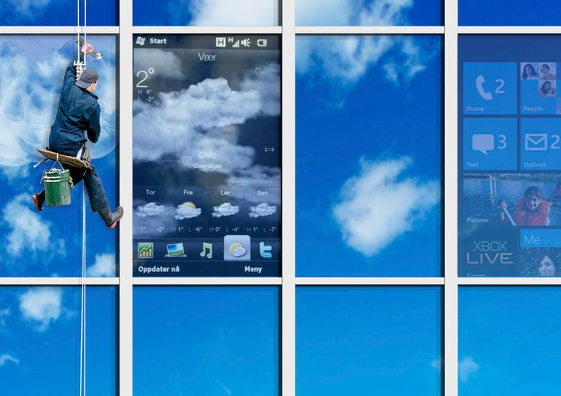 Se Windows Phone 7 på HD2