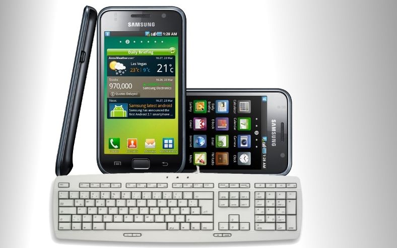Galaxy S med fulltastatur?