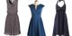 MØRK DRESS: Venstre: H&M, 299,-, Midten: $79.99, Høyre: Mette Möller, 2500,-