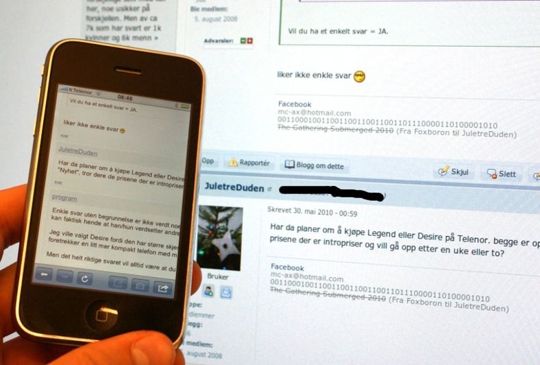 Iphone-applikasjon for forumet