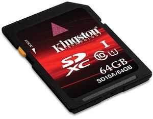 Kingston SDXC Class 10 - 64 GB