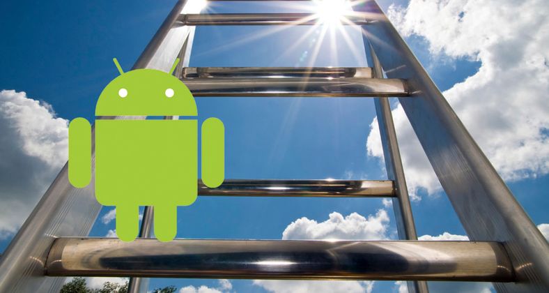 Android klatrer raskt i USA