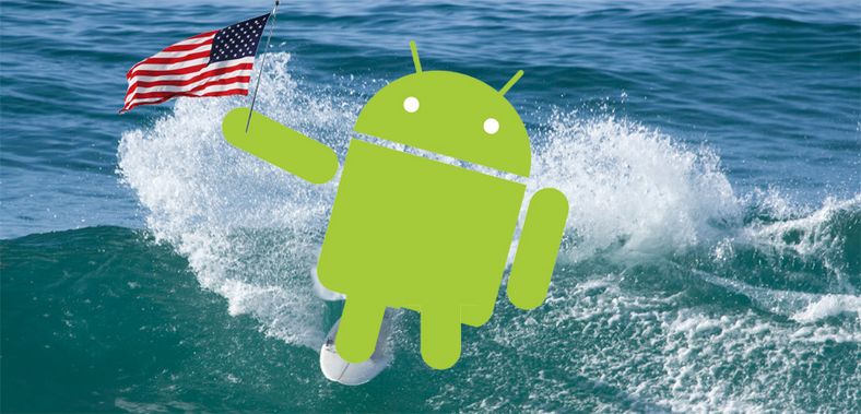 Android fosser frem i USA