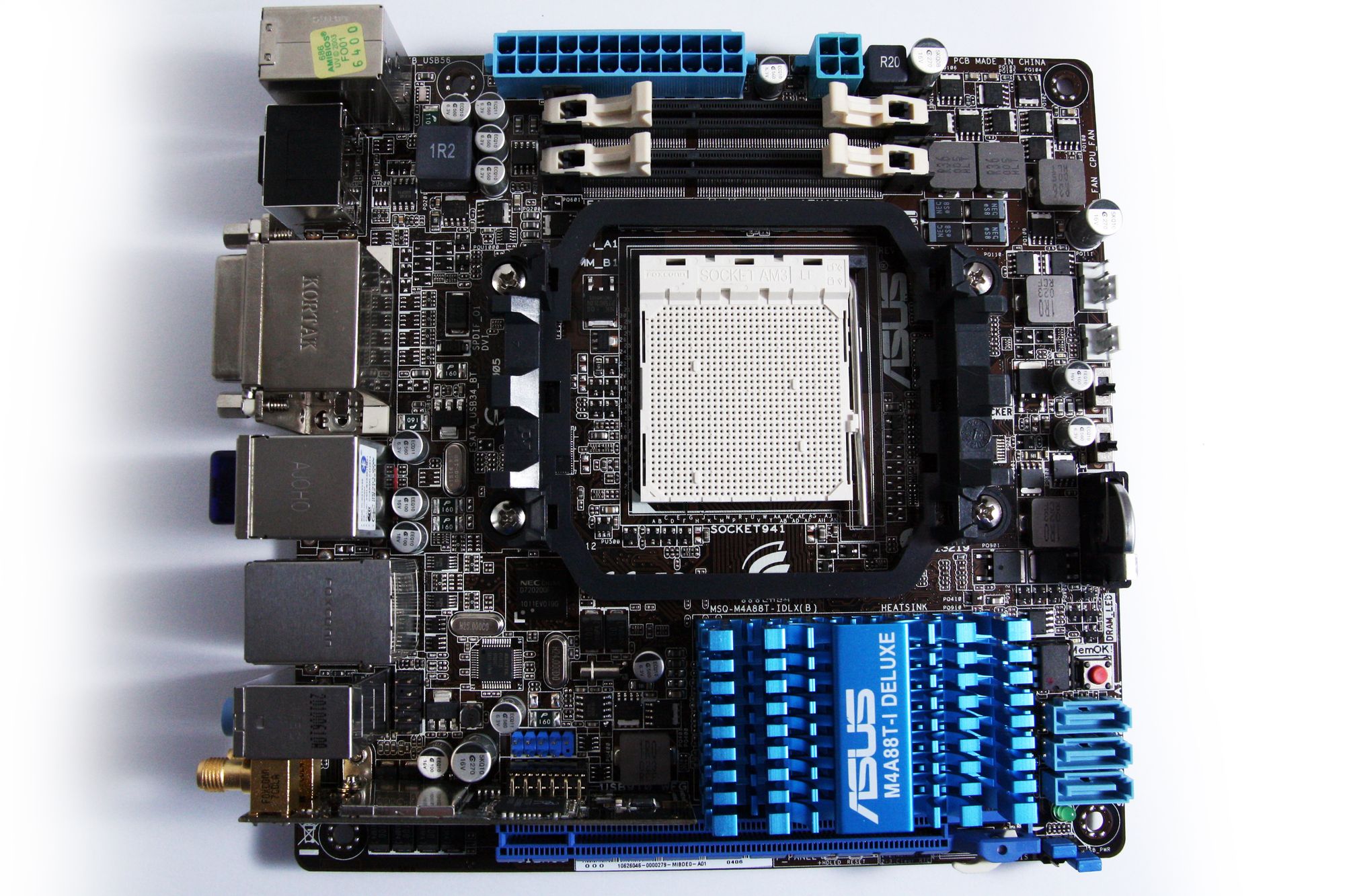 TEST: Asus M4A88T-I Deluxe - Spesifikasjoner - Tek.no