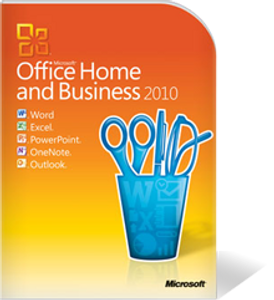 Microsoft Office 2010 Home and Business Engelsk Fullversjon