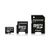 Transcend MicroSDHC Class 6 - 4 GB + mini & SD-adapter