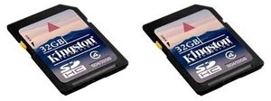 Kingston SDHC Class 4 - 32 GB
