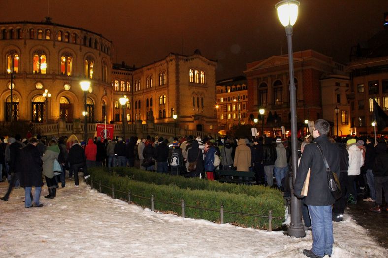 Fra DLD-demonstrasjonen i januar 2011