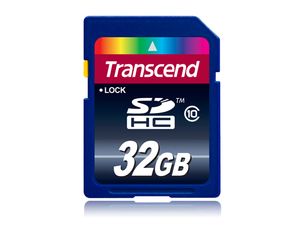 Transcend SDHC Class 10 - 32 GB 