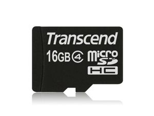 Transcend MicroSDHC Class 4 - 16 GB