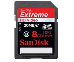 SanDisk SDHC Extreme HD Video 8GB