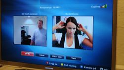 Skype på Samsung. 