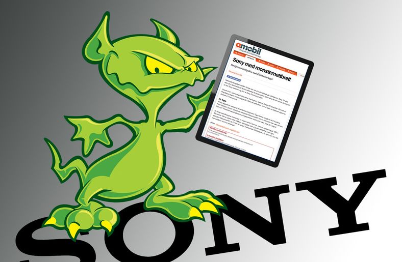 Sony med monsternettbrett?