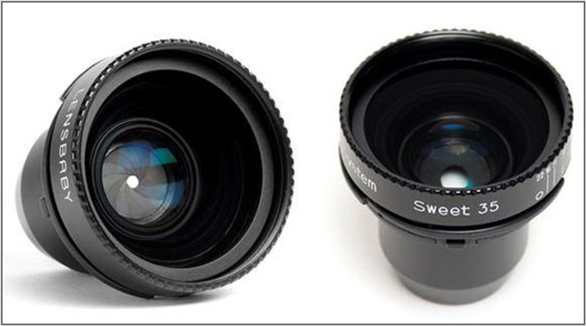 Med Lensbaby Sweet 35 slipper du de manuelle blenderringene.