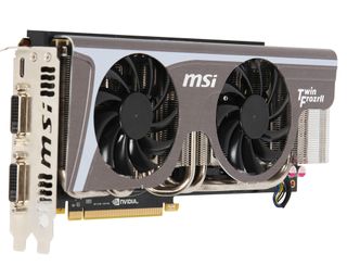 Klikk for å vise bilde i full størrelse MSI GeForce GTX 580 Twin FrozrII/OC 1536MB