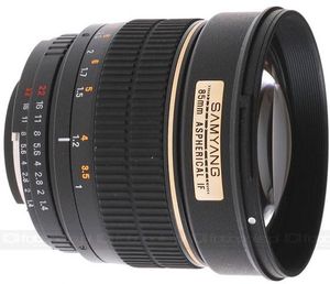 Samyang 85mm F1.4 Aspherical IF for Four Thirds