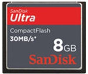 SanDisk Compact Flash Ultra 8GB&nbsp;30Mb/s