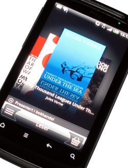 Er du glad i bøker har Desire S en god e-bokleser. Du kan laste ned andre alternativer fra Android Marked.