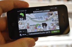 På iPhone 4 gjør også Navv en fantastisk jobb. Til å bare koste 65 kroner er Navv et realt røverkjøp.