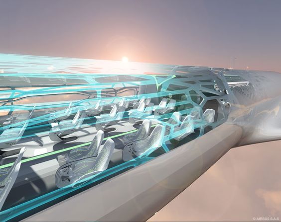 INTERAKTIV MEMBRAN: Om 360 graders utsikt fra flysetet kan bli litt i overkant for passasjerer med flyskrekk, vil Airbus gjøre det mulig for hver enkelt person å «dekke til» utsikten. ( Airbus S.A.S. )