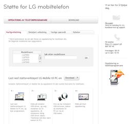 Programvare for PC kan lastes ned fra produsentens egne hjemmesider.
