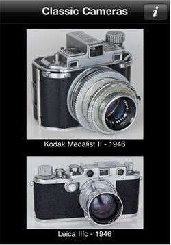 Mange bilder: Classic Cameras inneholder mer enn 500 bilder av de mest innflytelsesrike kameraene i historien.
