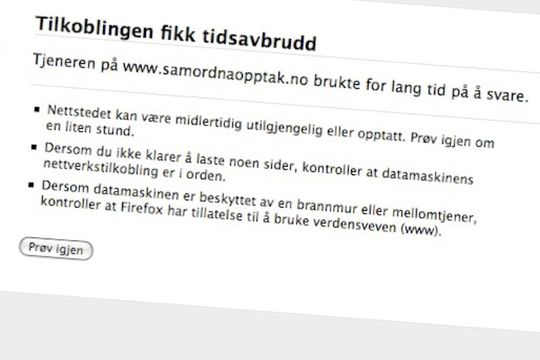 Det var dette synet som møtte de som ville inn på restetorget idag.
