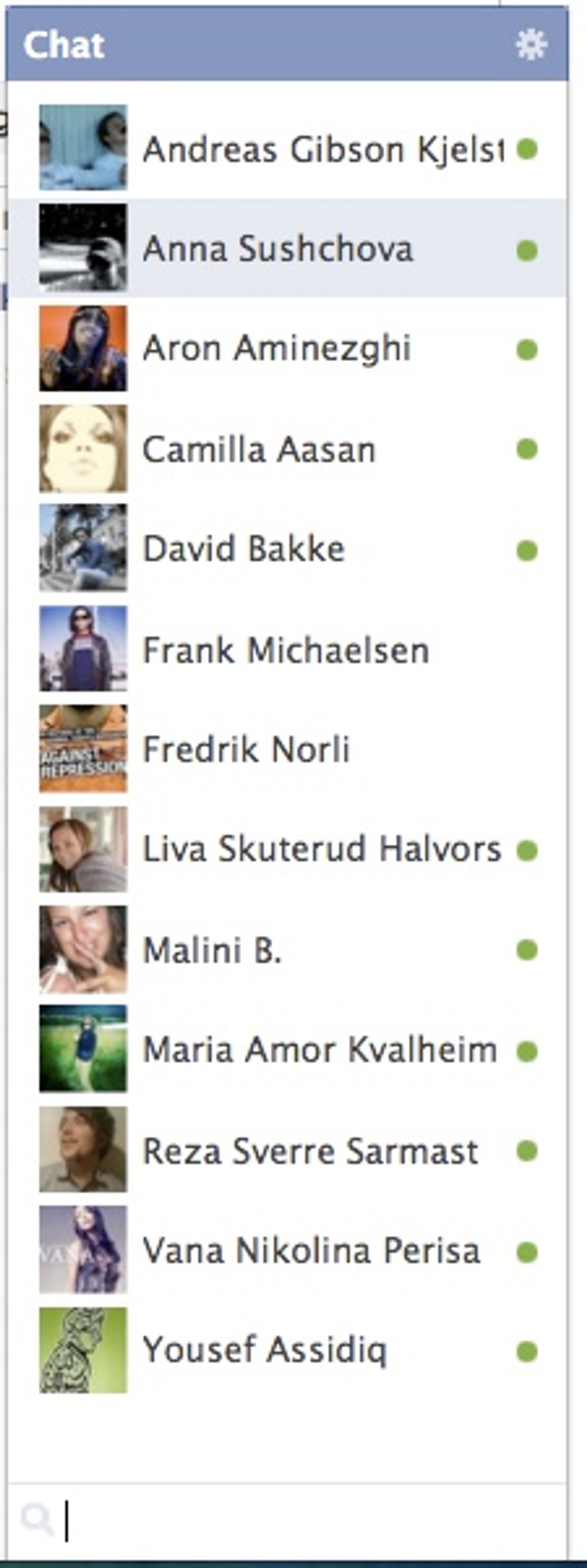 Reagerer på chatten: Blant annet skal mangel på scrollbar og manglende mulighet til å chatte med folk utenom