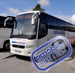 Nettbuss bruker den samme internettløsningen på alle sine busser - også på Sørlandsekspressen som de drifter for Nor-Way Bussekspress.