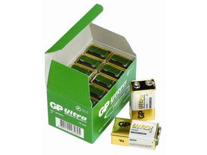 GP 1604AU Bulk batterier 9V