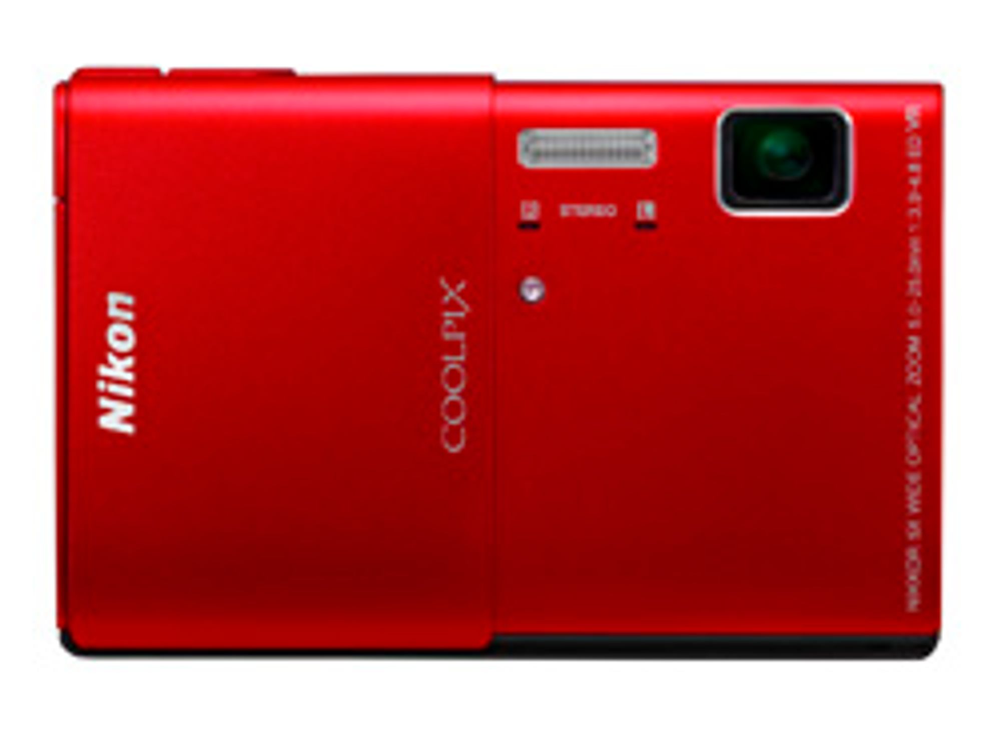 Nikon Coolpix S100 kommer også i fargene rosa og svart.