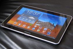 Bør føle seg truet: Samsungs nettbrett Galaxy Tab 10.1.