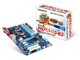 Klikk for å vise bilde i full størrelse Gigabyte GA-P67A-D3