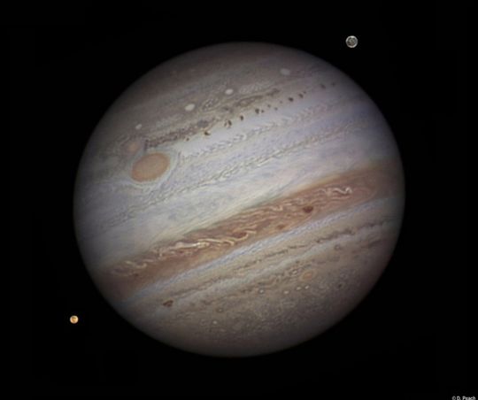 Til tross for mange gode kategorivinnere var det vinneren av kategorien Our Solar System som også stakk av med hovedprisen. Britiske Damian Peach vant for dette imponerende bildet av planeten Jupiter.