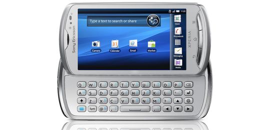 Sony Ericsson Xperia Pro er en Android-telefon med fulltastatur.