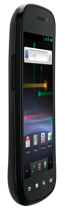 Dagens Nexus S kommer også fra Samsung. Her er det 4 tommer skjermstørrelse og langt svakere prosessor enn i dagens toppmodeller.