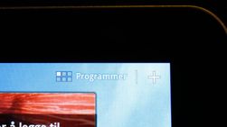 Her er snarveien til programmenyen. Trykk på plusstegnet for å administrere hjemmeskjermene.