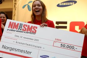 Finalen i NM i SMS går av stabelen den 10. november.