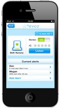 På smarttelefonen din kan du overvåke barnerommet overalt hvor det finnes mobildekning eller Wi-Fi.